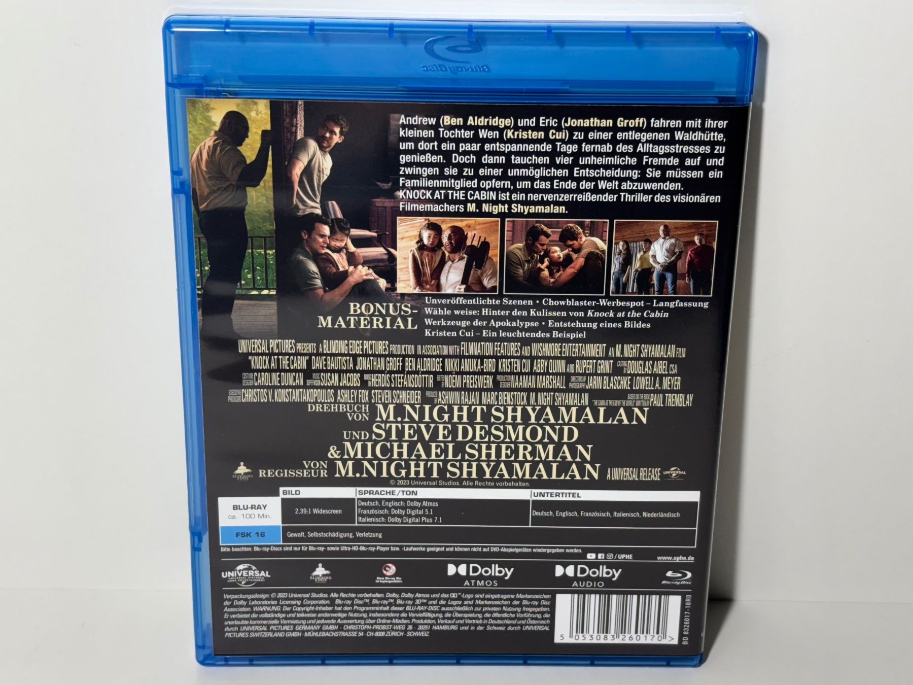 Tutti i DVDs: Knock at the Cabin Blu Ray – Usato da Wilderswil venduto da Sstriker 1