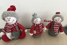 Schneemänner 3 Stück