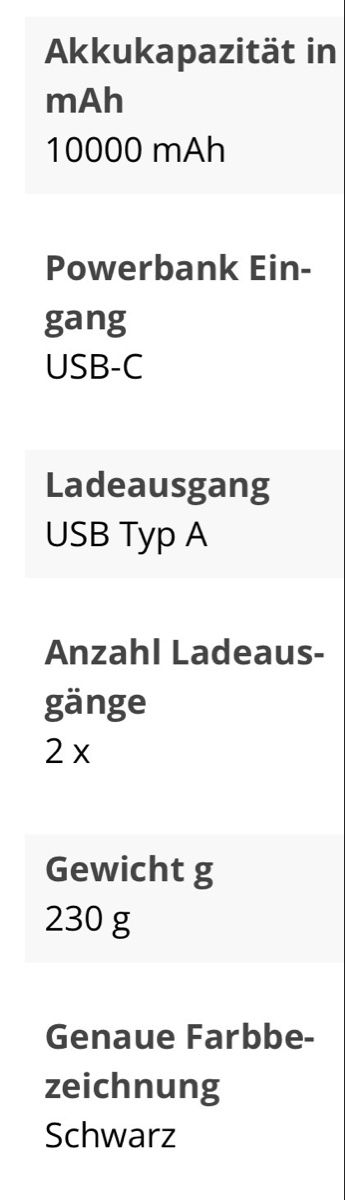 Caricabatterie: SBS Power Bank 10000 mAh – Nuovo e nell'imballaggio originale da Röschenz venduto da Miasanmia123 3