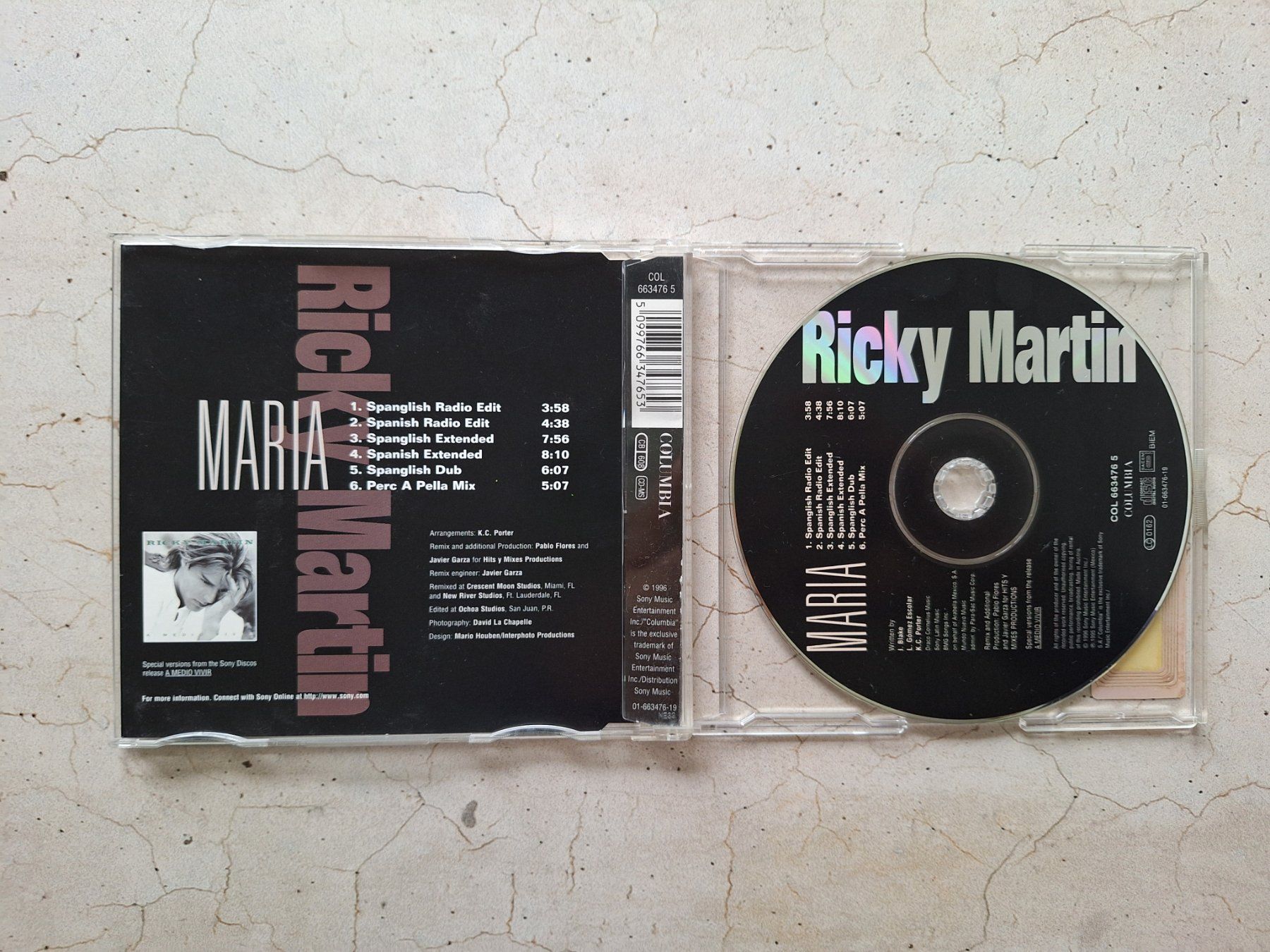CD: Single CD Ricky Martin - Maria – Usato da Schaffhausen venduto da Mipakr 1