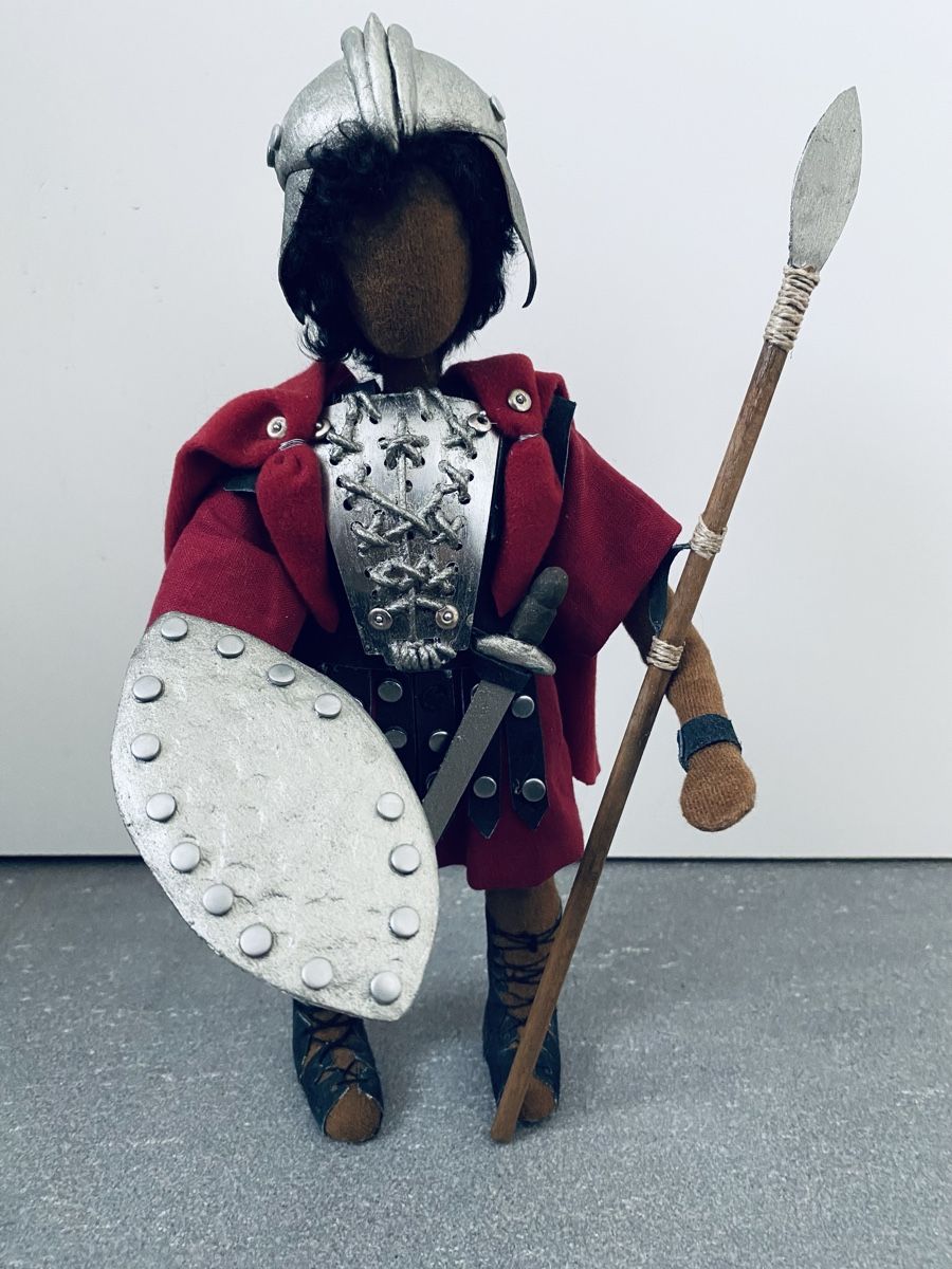 Statuette: SCHWARZENBERGER KRIPPENFIGUR RÖMER UNIKAT – Usato da Malters venduto da Kuettel1 1
