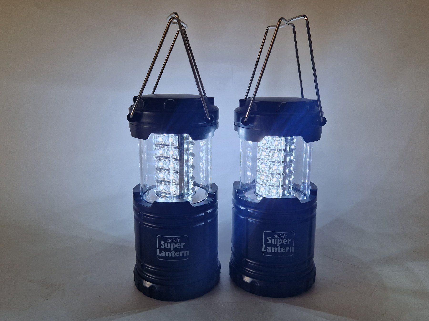 Lampen: 2x Super Lantern Campingleuchten – Gebraucht aus Muhen von Restwert_Muhen