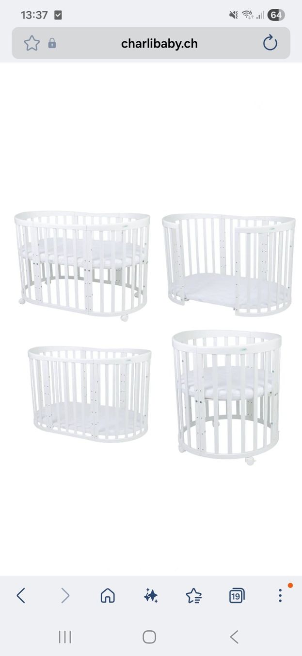 Lits: Modulares Babybett-Set – D'occasion à Hinwil par isa_tf9f 5