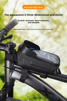 🚴 Wasserfeste Fahrrad-Rahmentasche mit Handyfach