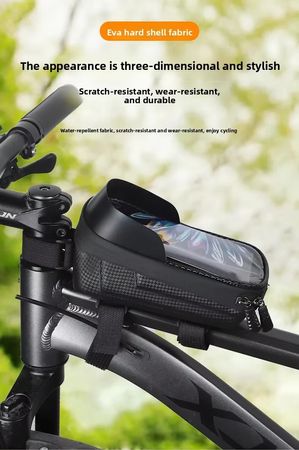 🚴 Wasserfeste Fahrrad-Rahmentasche mit Handyfach