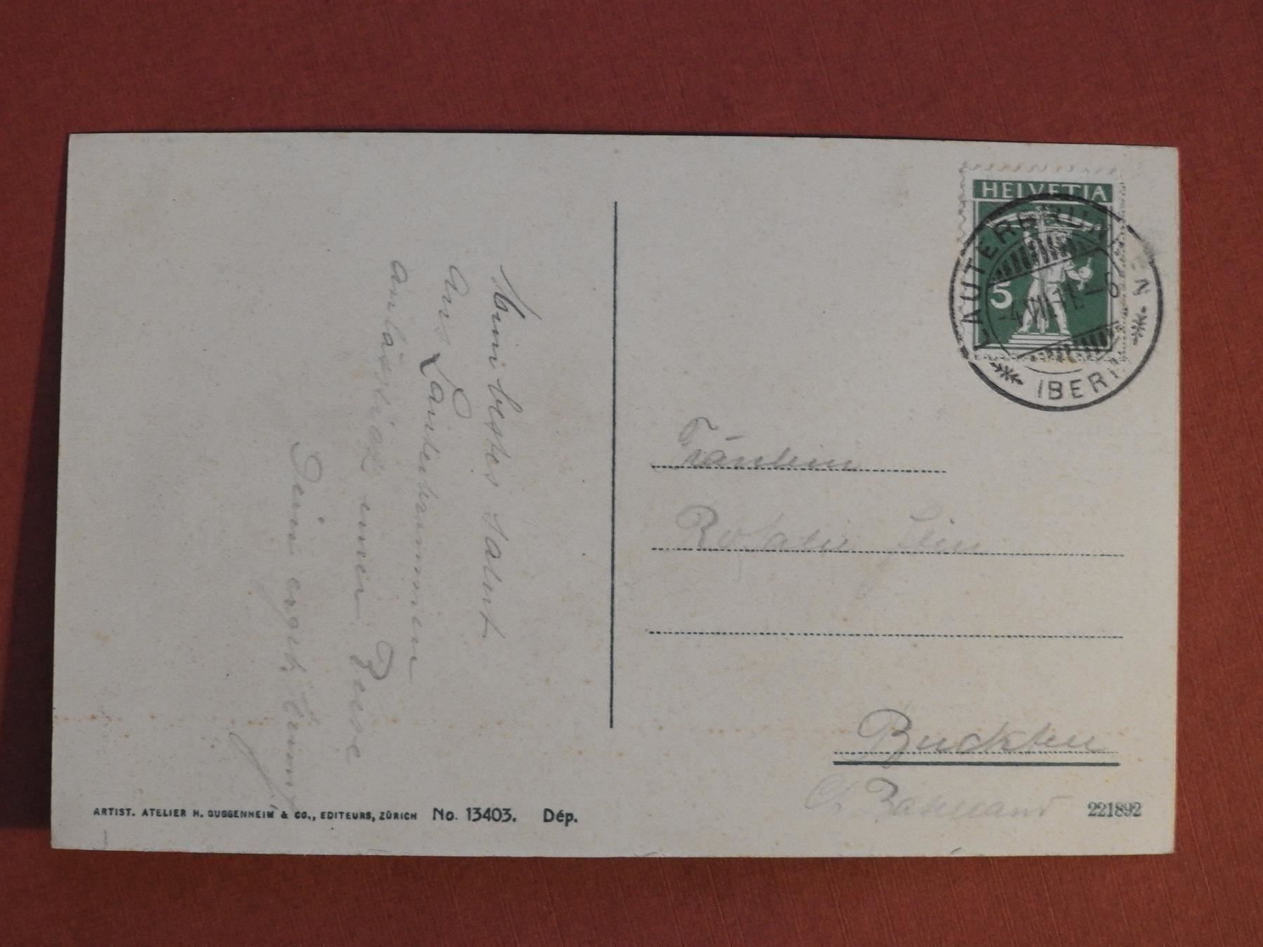 Cartoline postali: Strasse in Lauterbrunnen – Usato da Rain venduto da 999-800-K 1