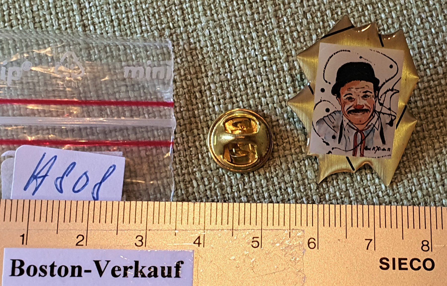 Placchette & Badge: H808 - Pin Schweizer Clown – Usato da Reinach BL venduto da Boston-Verkauf 1