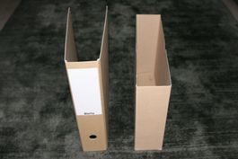 10 Biella Archivordner & Schuber, sehr guter Zustand