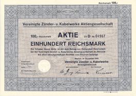 Vereinigte Zünder- und Kabelwerke AG Meissen, 1941