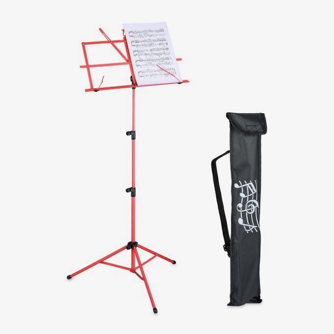 Supporti per strumenti musicali & leggii: Notenständer klappbar in rot – Nuovo e nell'imballaggio originale da Bülach venduto da SwissStoreInShop