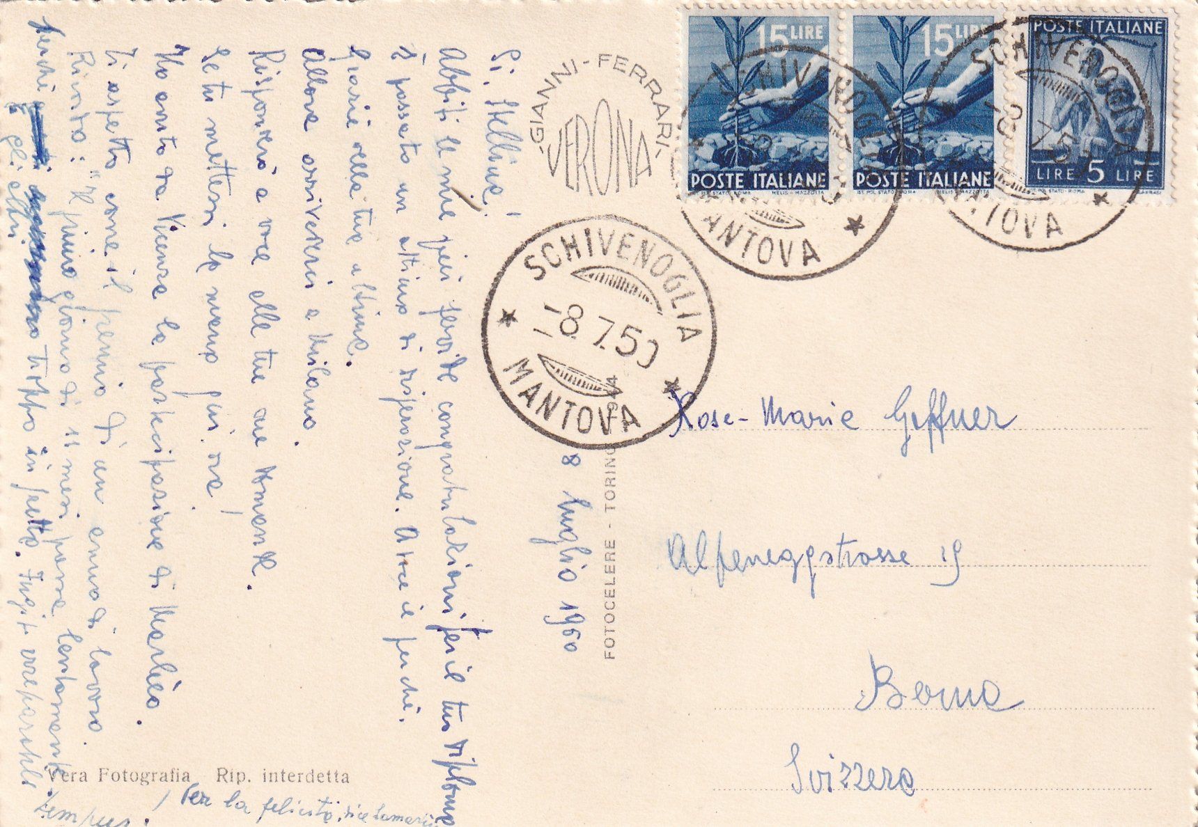Cartoline postali: Sonnenstrahlen /mp – Usato da Hombrechtikon venduto da Rudolf07 1