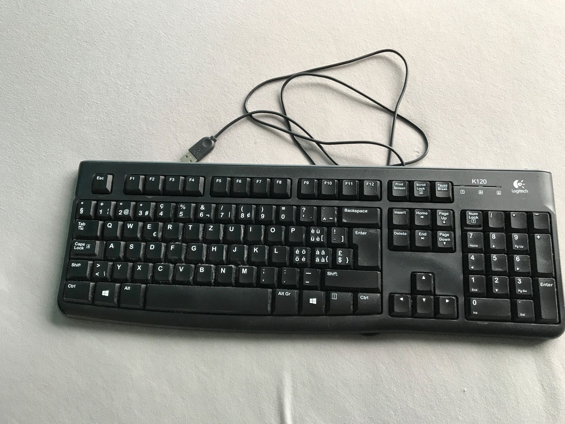 Logitech Tastiere: Tastatur Logitec K120 – Usato da Zuzwil BE venduto da feluna3