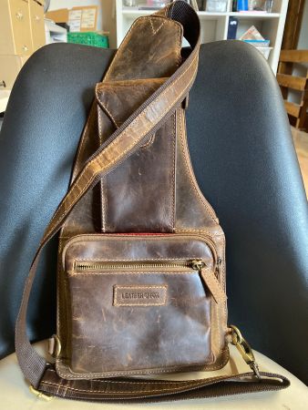 Sac bandoulière en cuir -  Leather Fox