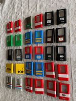 30 verschiedene Lego-Eisenbahntüren, gemäss Fotos