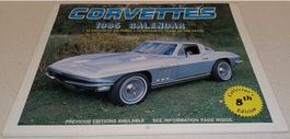 VINTAGE 1985 CALENDAR OF CORVETTES  Collector's Edition USA