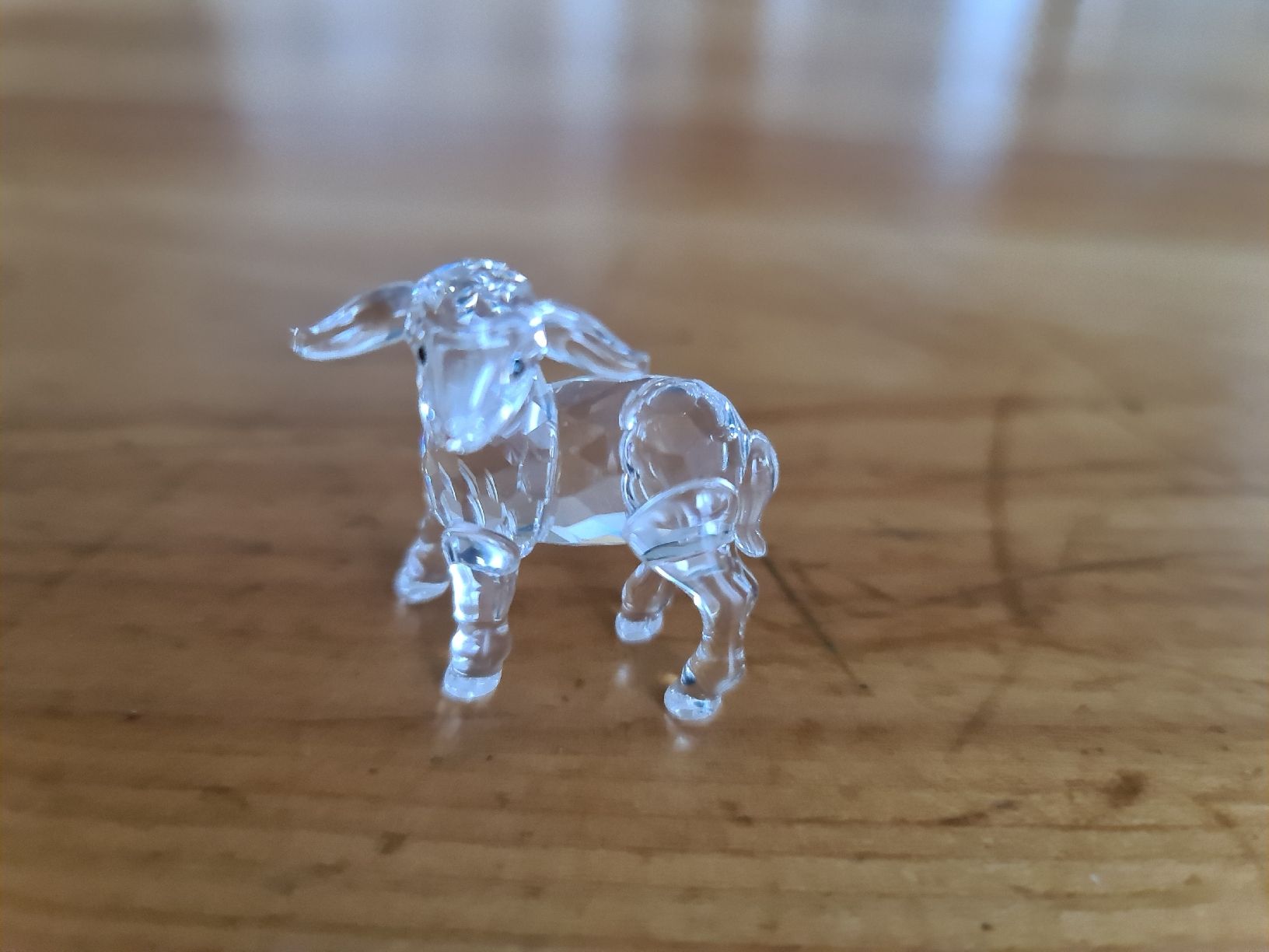 Swarovski Statuette: Swarovski Figur Lamm Originalverpackt  – Usato da henau venduto da Rockj