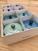 Traumhafte Le Creuset Mini-Cocottes "METALLICS" 8er Set NEU!