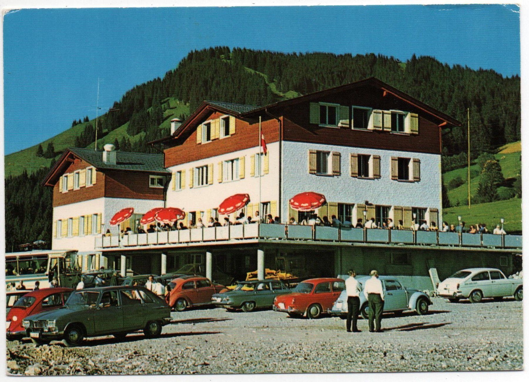 Cartes postales: ENTLEBUCH Bergrestaurant Gfellen - Auto, VW-Käfer – D'occasion à Jona par philajona
