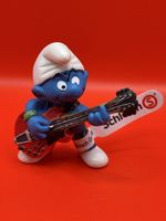 Schleich 20449 Gitarrist Schlumpf rote Gitarre 