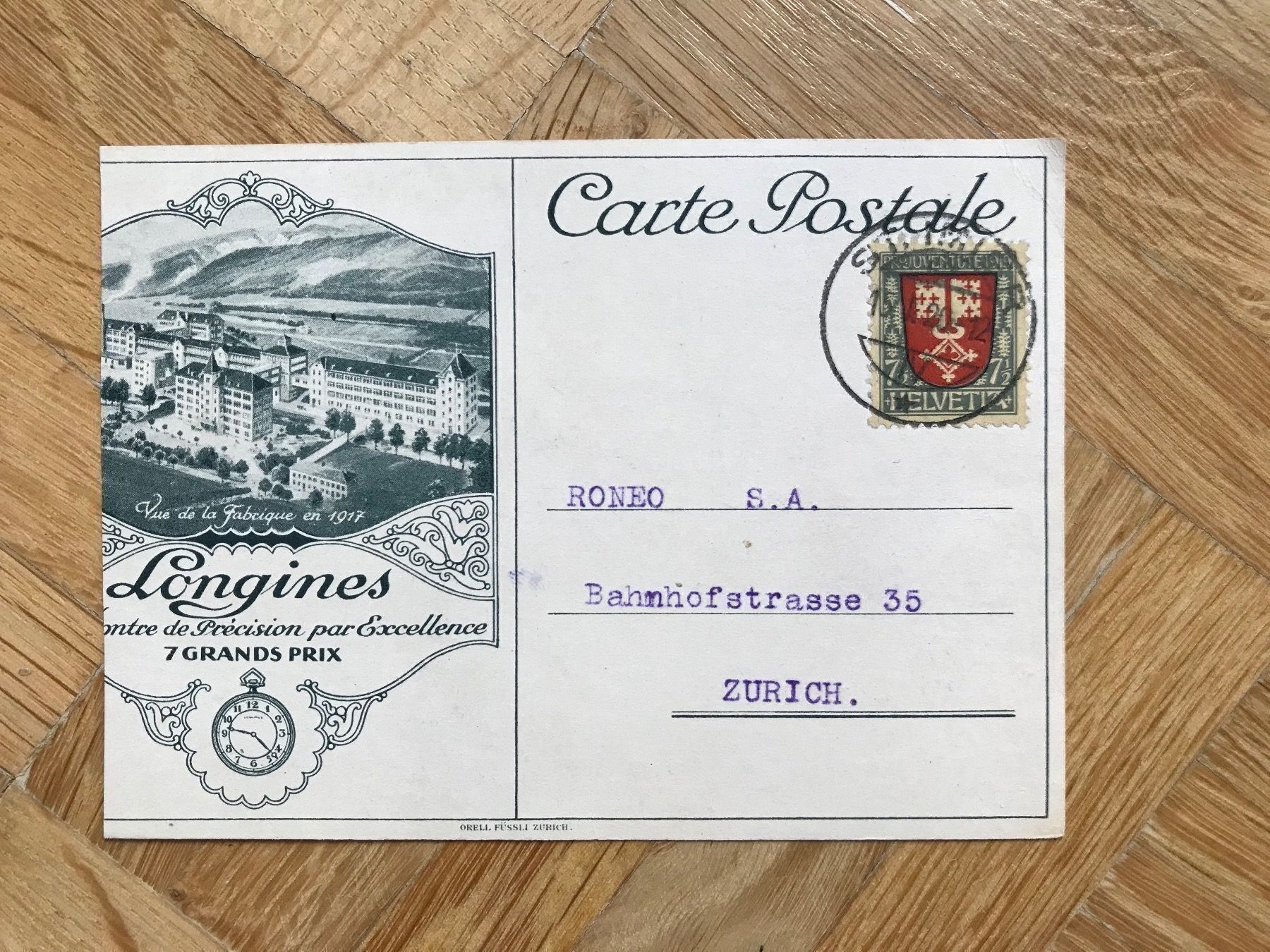 Tous les timbres: 1919 Pro Juventute J12 auf Postkarte – D'occasion à stäfa par brandy66
