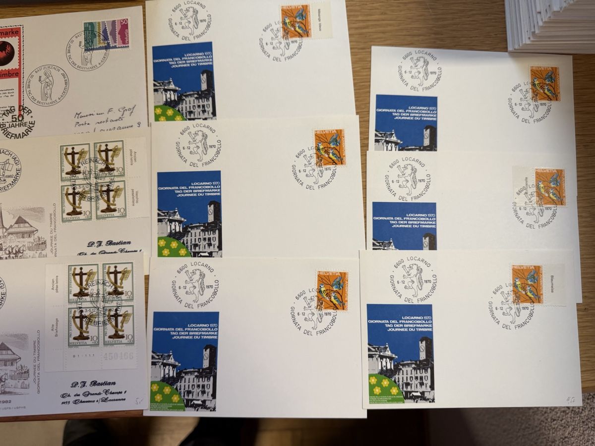 Alle Briefmarken: 27 Karten Tag der Briefmarke  – Neu (gemäss Beschreibung) aus Murgenthal von Tina_4055 4