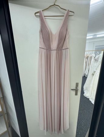 Abendkleid lang rosa Grösse 36 neu