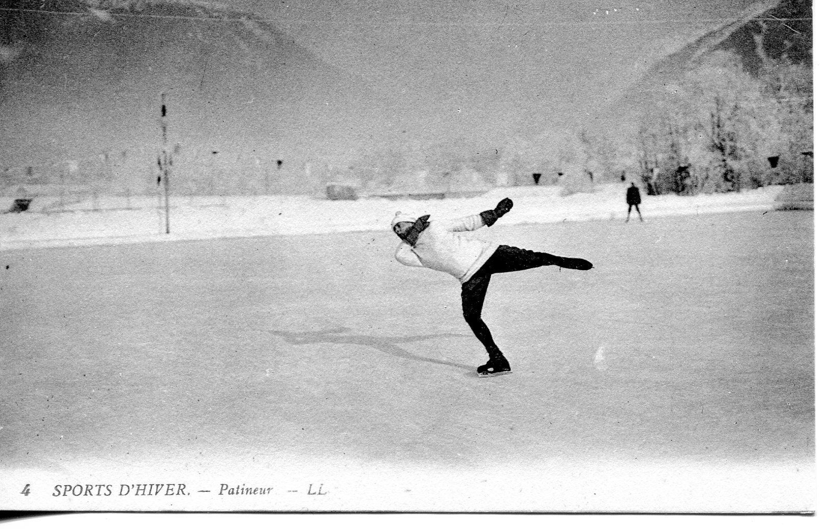 Cartes postales: Sport d'Hiver  - Patineur – D'occasion à Les Avants par Jaman7