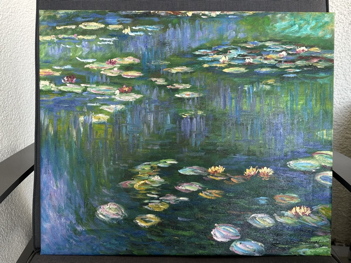 Tableaux: 4 x Seerosen von Claude Monet – D'occasion à Hittnau par willys03 2