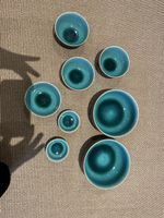 Schönes Schälchen-Set, Keramik-Design, 7-teilig, Top! (54)