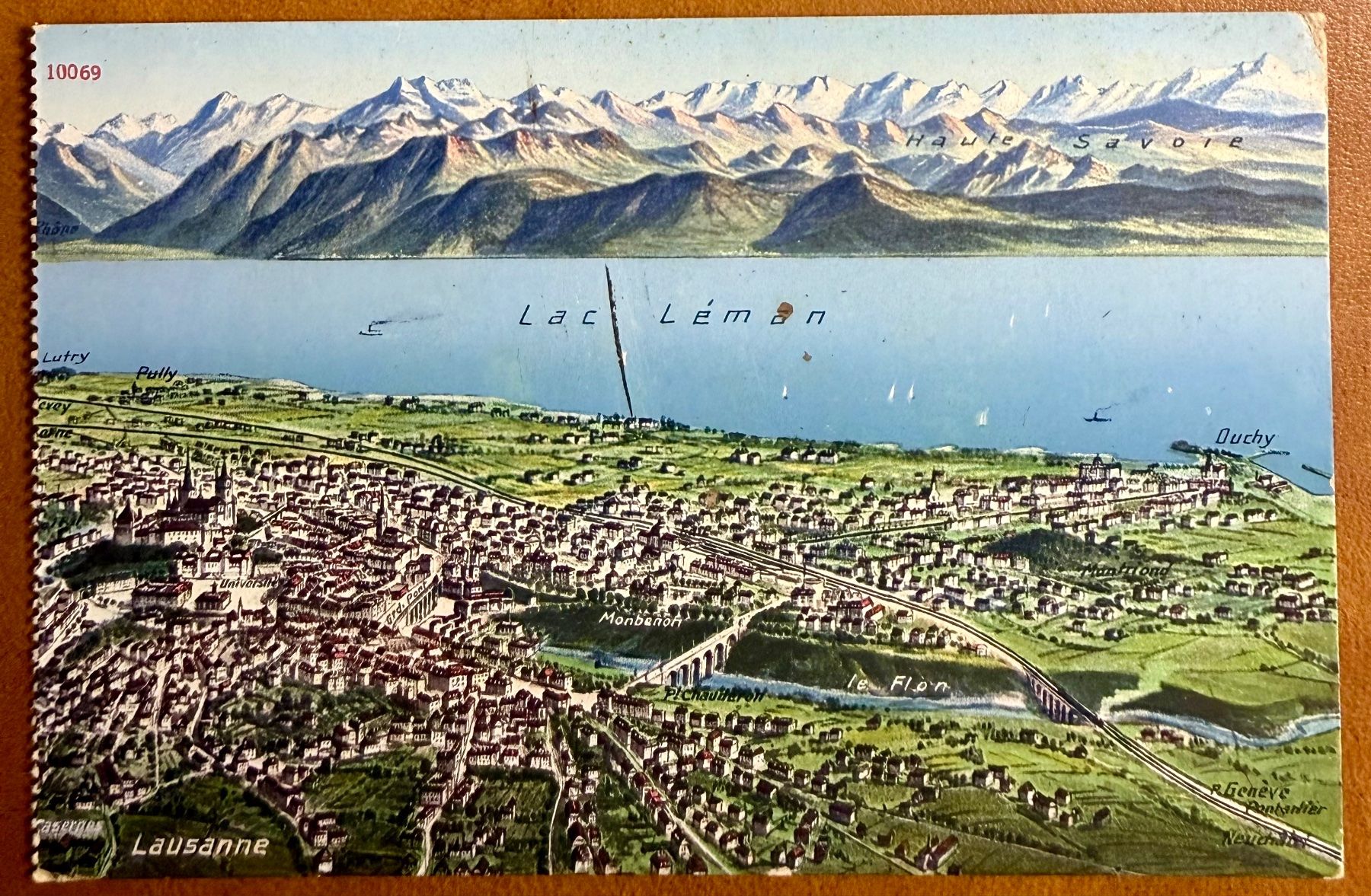 Ansichtskarten: Lausanne - Map ancienne – Gebraucht aus Lutry von Ediego
