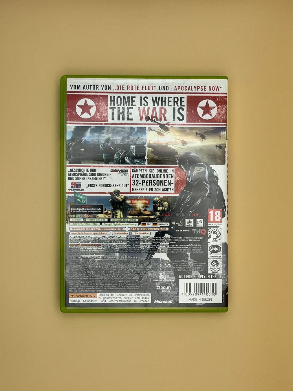 Microsoft Giochi: XBOX 360 / Homefront – Usato da Kölliken venduto da sergesellsretro 1
