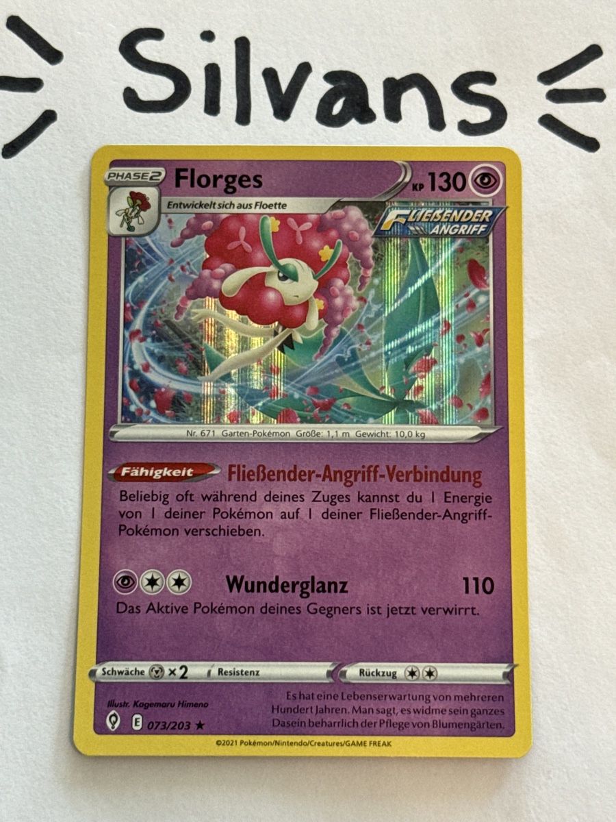 Pokémon Carte collezionabili: Florges Holo 073/203 Drachenwandel Deutsch – Nuovo (secondo la descrizione) da Wil SG venduto da Silvans