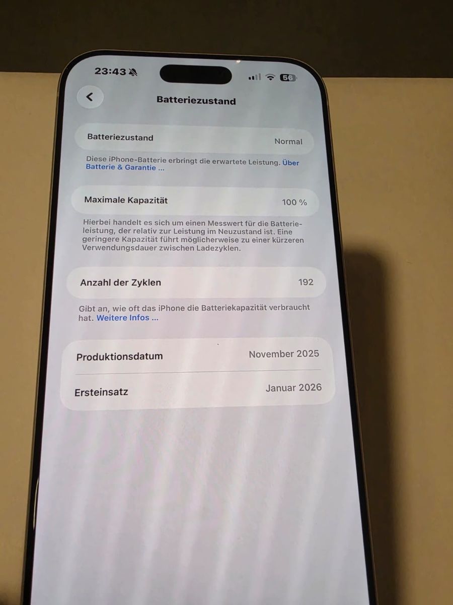 Apple Handys / Smartphones: Iphone 17 Pro Max – Neu (gemäss Beschreibung) aus Henggart von nat_dk6q 5