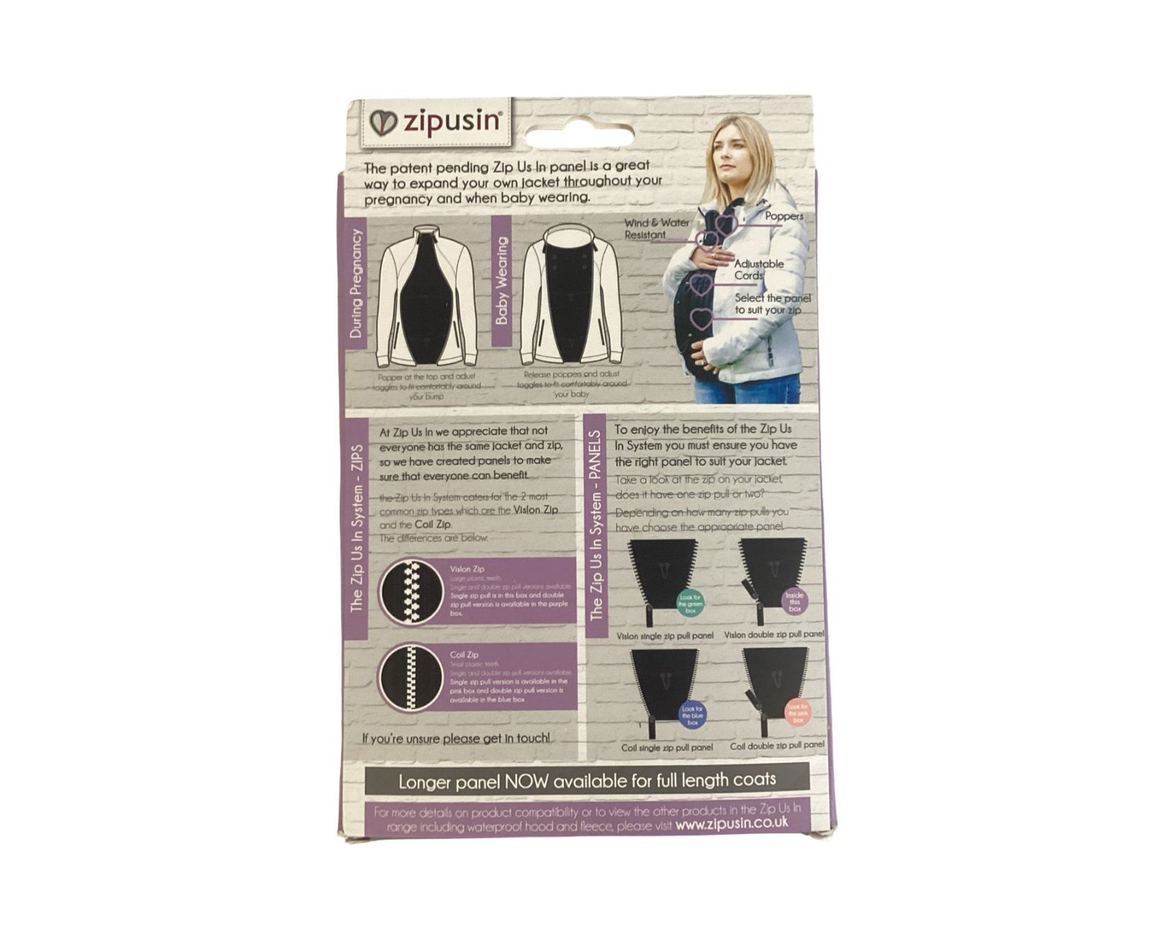 Jacken: ZIPUSIN Jacket Expander Panel – Neu (gemäss Beschreibung) aus Zürich von Restwert_Zuerich 1