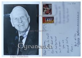 George Furth (1932-2008) Schauspieler - Autogramm