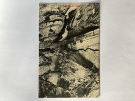 Ansichtskarte Trümmelbachfälle Lauterbrunnen 1909