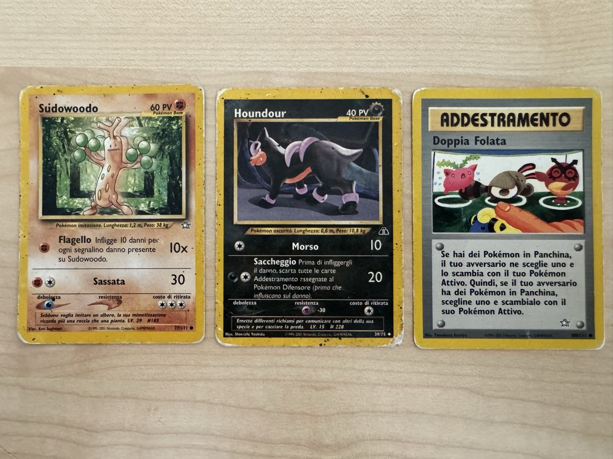 Pokémon Sammelbilder & Trading cards: Sudowoodo / Houndour + regalo – Gebraucht aus Balerna von Ul_roby_vecchi