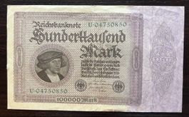 Reichsnote Hunderttausend Mark