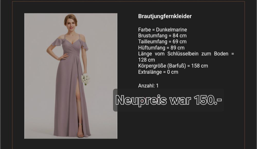 Ballkleid Blau JJ's House 5