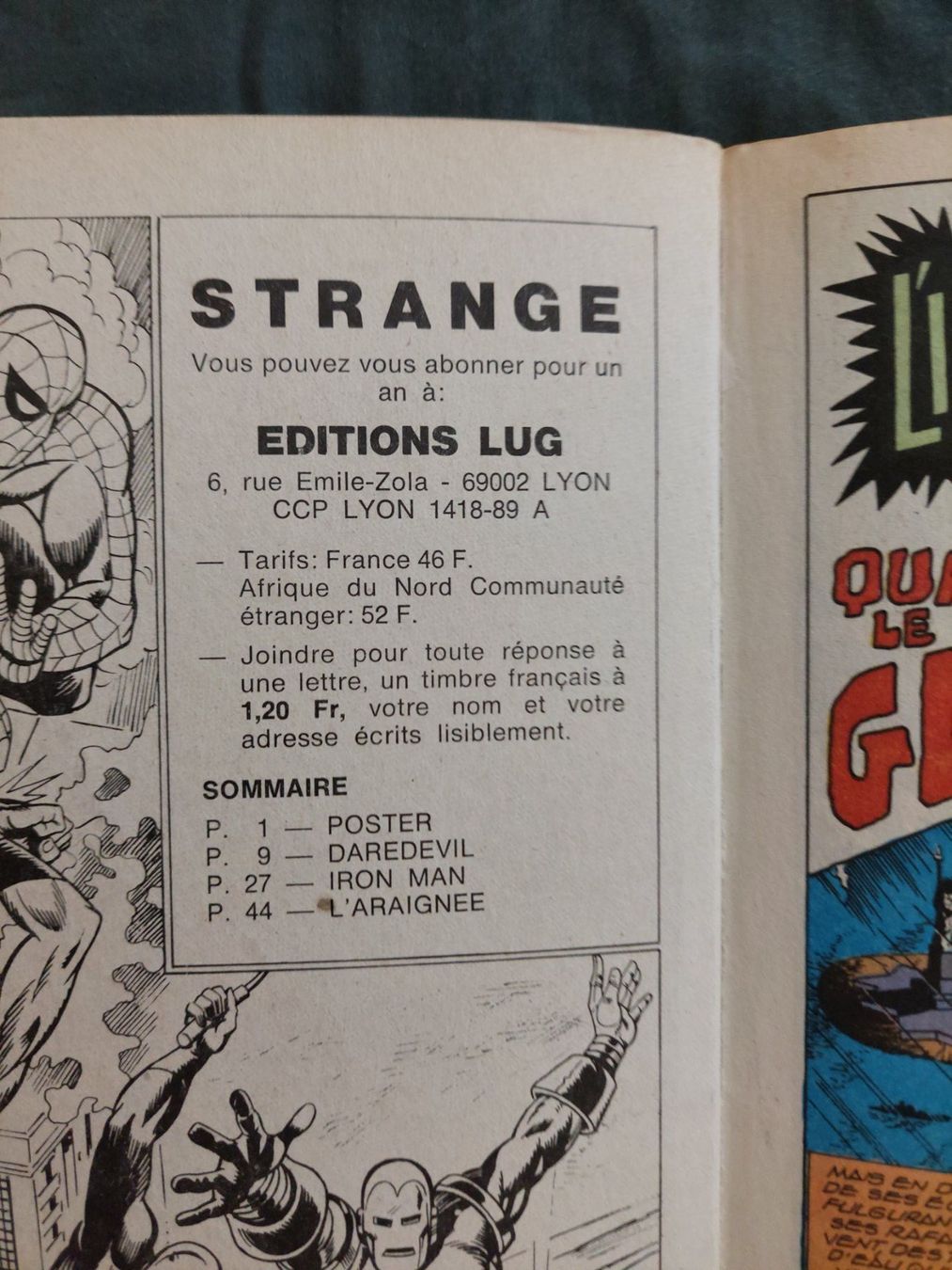 Comics: Strange No 110 Fév. 1979 TBE – Gebraucht aus Genève von Blu_BD 2