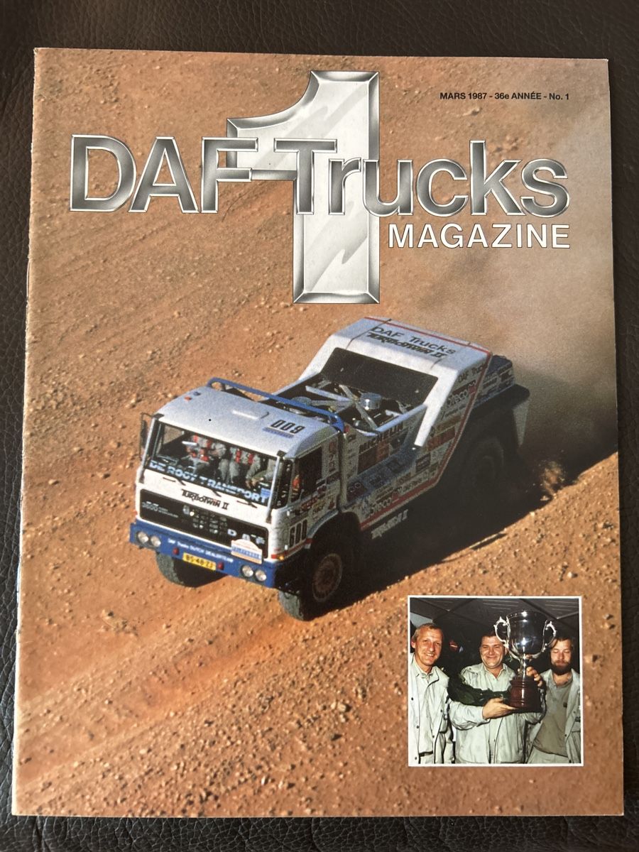 Magazine Daf Trucks Mars 1986 spécial De Rooy Paris Dakar (Gebraucht ...