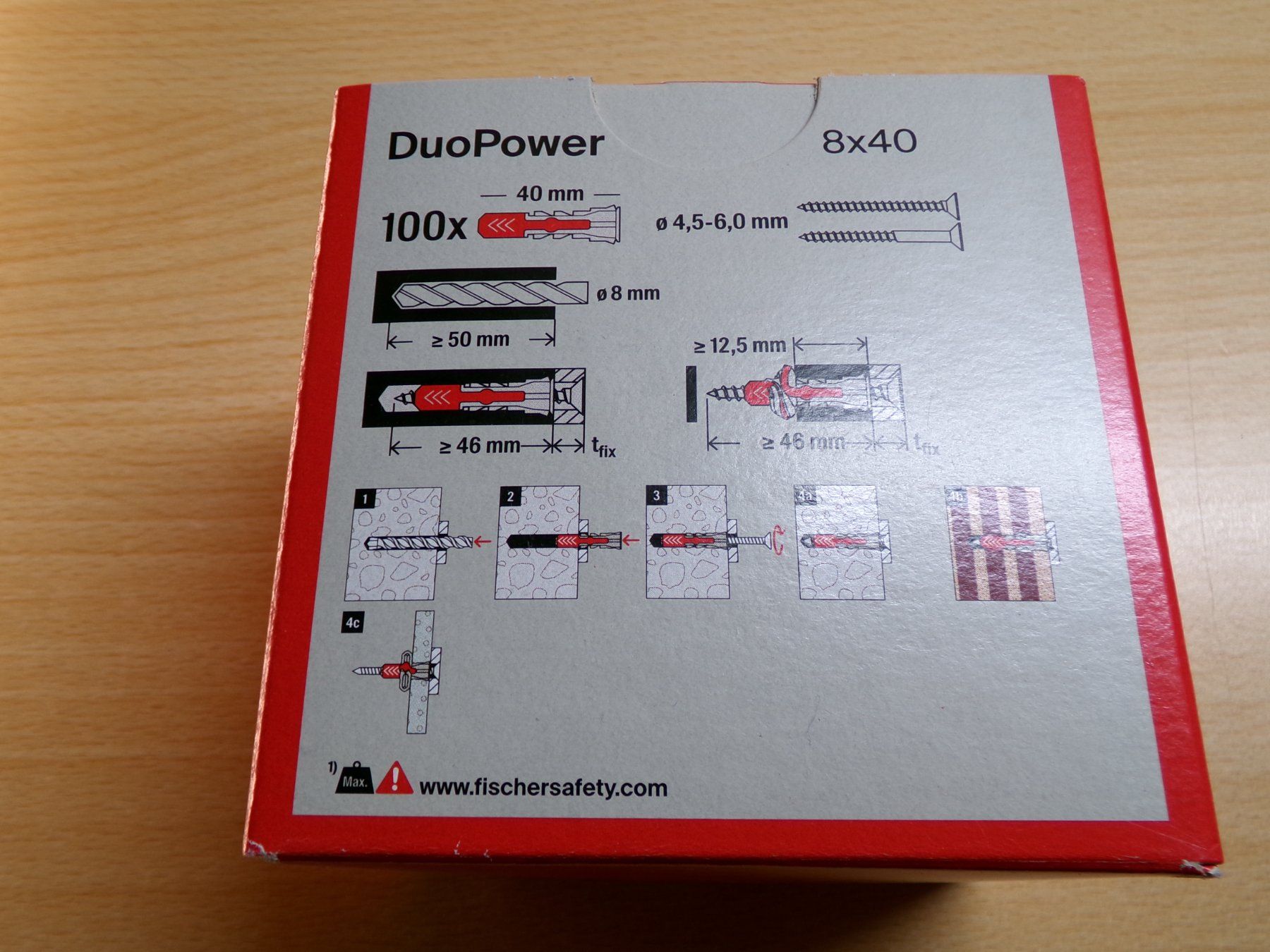 Eisenwaren: 100St. Fischerdübel 8x40 – Neu und originalverpackt aus Hombrechtikon von Maloev17 4