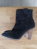 Stiefeletten Damen schwarz Gr. 38.5
