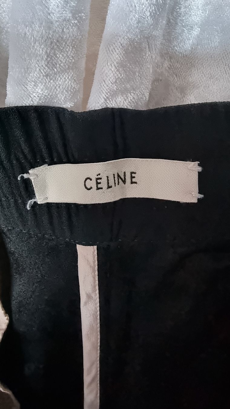 Celine Pantaloni: Céline-schwarze sportliche Hose Gr.40 – Nuovo (secondo la descrizione) da Pfäffikon SZ venduto da hrs_k2tn 1