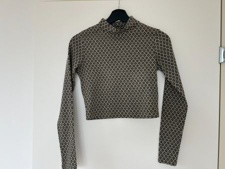 Pull crop top Topshop vert