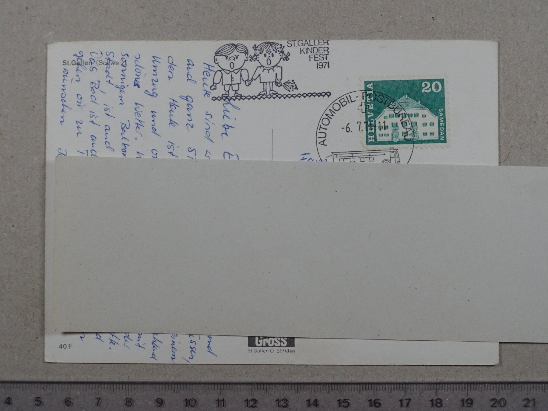 Cartes postales: St. Gallen, 1971 – D'occasion à Lenzburg par fh1 1
