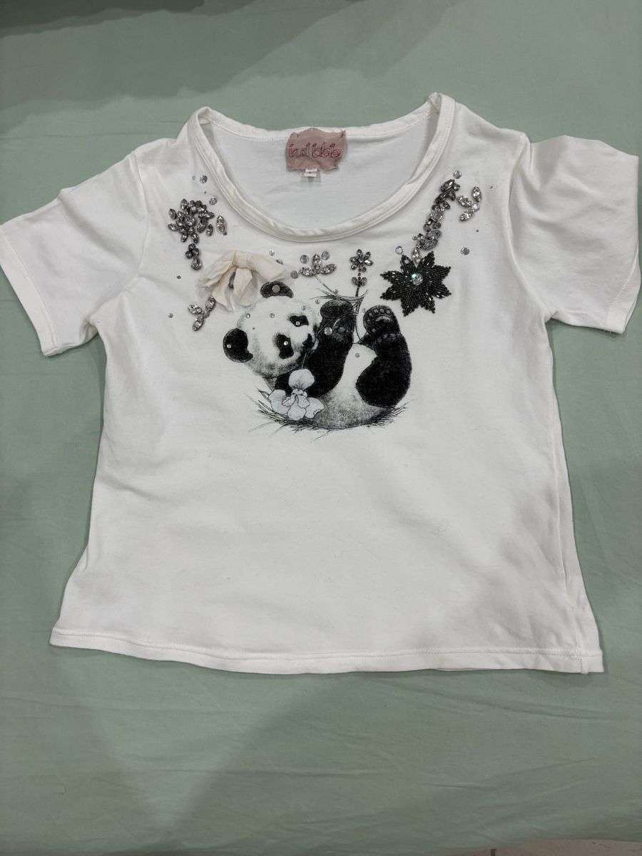 Canottiere & Pantaloni: Maglia con Panda – Nuovo (secondo la descrizione) da Losone venduto da Tilly-nb7t