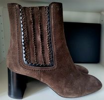 Tod's Brown Suede Ankle Boots, Size 40, Autumn Style!