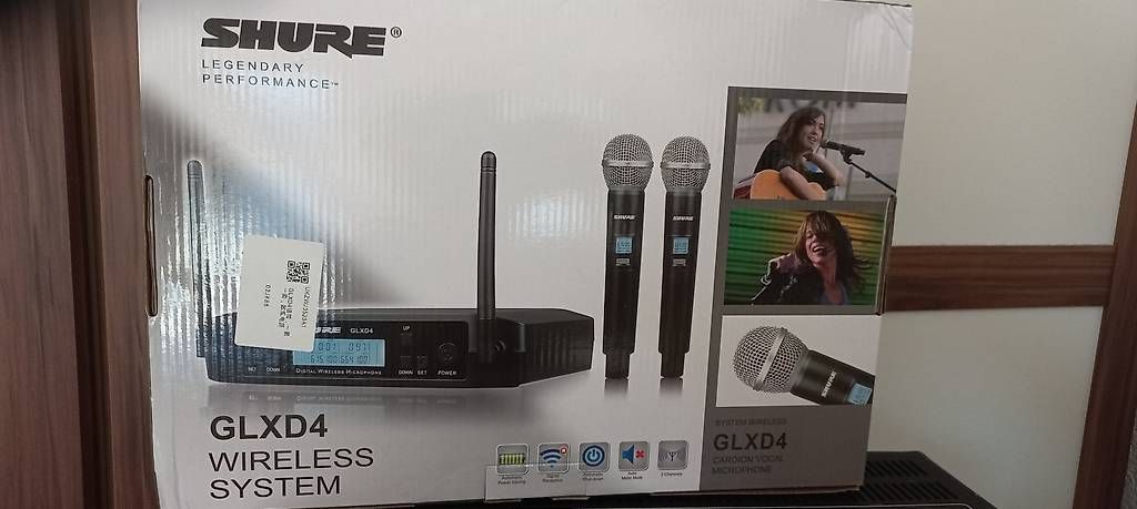 Shure Mikrofone: SHURE GLXD4 Wireless System Doppel-Mikrofon NEU – Neu und originalverpackt aus Schaffhausen von raj_f5dm