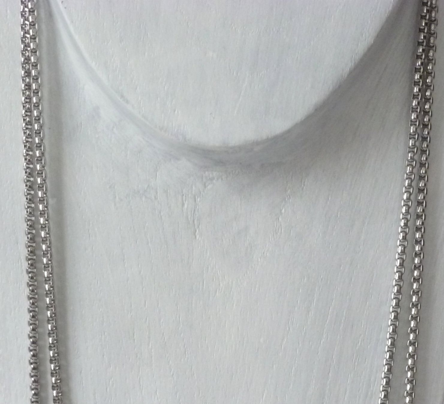 Ketten: Edelstahlkette 80cm legiert silbern – Neu und originalverpackt aus Mauren von Yeelen 1